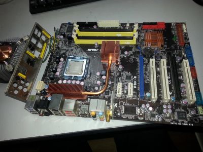Лот: 8771930. Фото: 1. Материнская плата ASUS P5K-E... Компьютеры в сборе