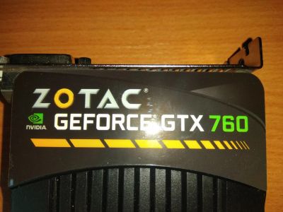 Лот: 11889160. Фото: 1. ZOTAC GTX 760. Видеокарты