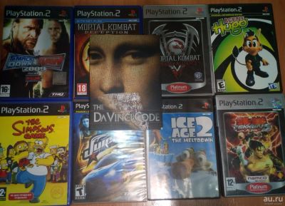 Лот: 10644814. Фото: 1. PS 2 в комплекте с дисками. Игровые приставки, консоли