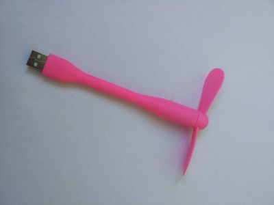 Лот: 11877377. Фото: 1. USB вентилятор, гибкий, розовый. Другое (компьютеры, оргтехника, канцтовары)