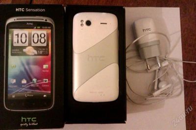 Лот: 2139882. Фото: 1. HTC Sensation White ( Беленький... Смартфоны
