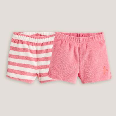 Лот: 24244063. Фото: 1. Комплект из двух шорт из LaRedoute. Ползунки, распашонки, слипы