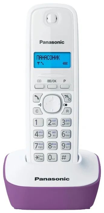 Лот: 9525495. Фото: 1. Радиотелефон Panasonic KX-TG1611RUF. DECT и радиотелефоны