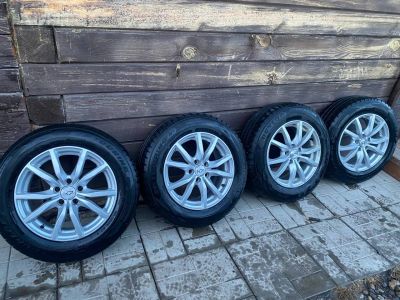 Лот: 21733238. Фото: 1. Комплект колес 4 шт, б/у: Dunlop... Шины на дисках