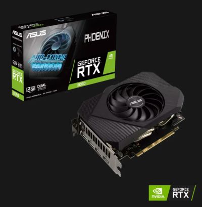 Лот: 18620266. Фото: 1. Asus GeForce RTX 3060 Phoenix... Видеокарты