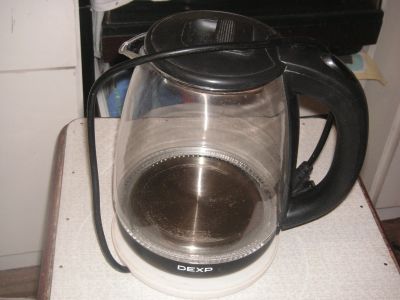 Лот: 20076854. Фото: 1. Чайник,стекло, светодиодная подсветка... Чайники, кофемашины, кулеры