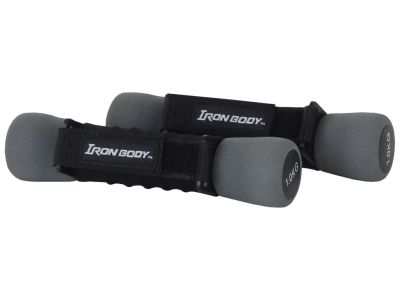 Лот: 9848526. Фото: 1. Набор гантелей Iron Body 2 х 1... Гантели