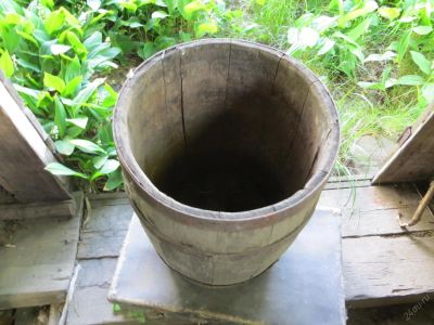 Лот: 5671850. Фото: 1. бочка деревянная. Баки, ёмкости