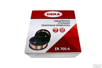 Лот: 17428458. Фото: 1. Проволока DEKA ER70S-6 d=1,0... Электроды, проволока для сварки