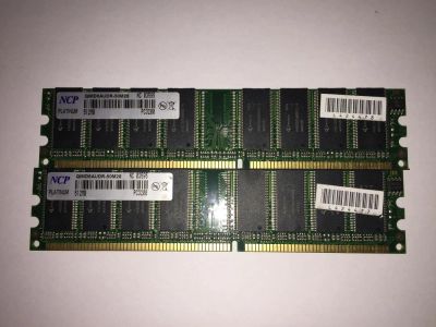 Лот: 8215906. Фото: 1. 1GB оперативной памяти - 2 шт... Оперативная память