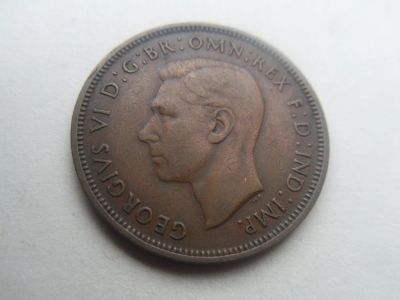 Лот: 10349552. Фото: 1. Великобритания 1/2 пенни 1937. Великобритания и острова
