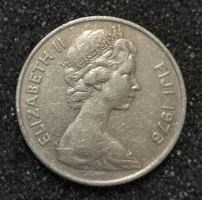 Лот: 22984008. Фото: 1. 10 центов 1976 года. Фиджи. Австралия и Океания