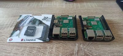 Лот: 22153941. Фото: 1. Raspberry Pi 3 B+ + sd 32Gb Kingston... Микроконтроллеры