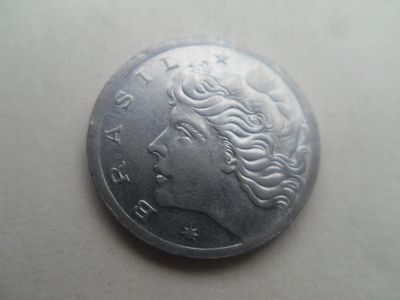 Лот: 10341252. Фото: 1. Бразилия 5 сентаво 1967. Америка
