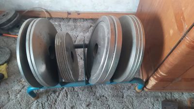 Лот: 20656464. Фото: 1. Блины для штанги и подставка под... Штанги, блины