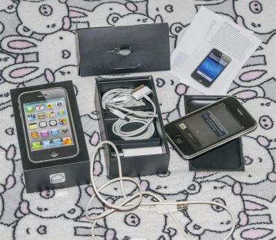 Лот: 3636696. Фото: 1. iPhone 3GS - 8Gb - Чёрный, SIM-Free... Смартфоны