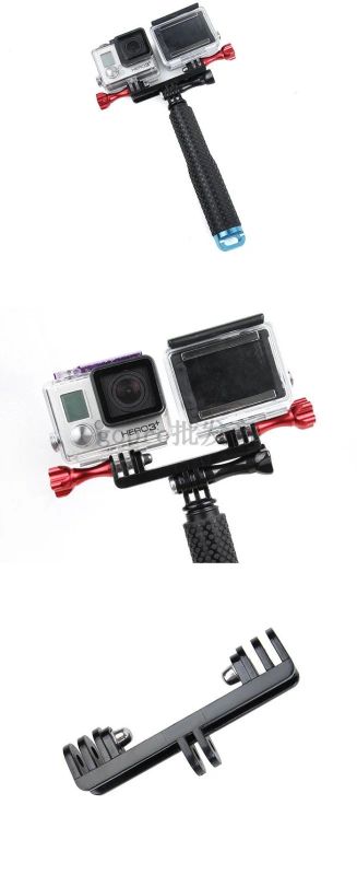 Лот: 12536326. Фото: 1. Крепление для 2х экшн-камер GoPro... Штативы, держатели
