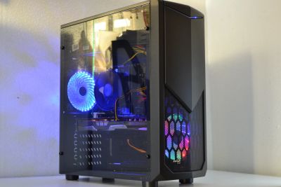 Лот: 16728640. Фото: 1. Игровой компьютер i3 9100f / GTX... Компьютеры в сборе