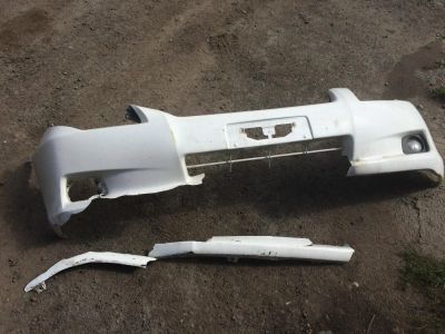 Лот: 8067315. Фото: 1. Бампер Toyota Fielder 2008 + защита... Кузов