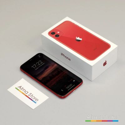 Лот: 17030205. Фото: 1. Apple iPhone 11 64 ГБ | Red... Смартфоны