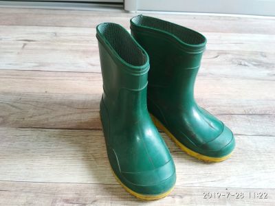 Лот: 14282653. Фото: 1. Резиновые сапоги по стельке 18... Сапоги