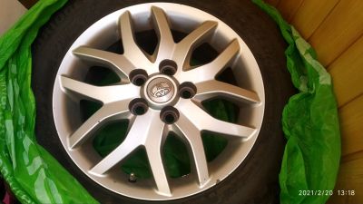 Лот: 17376173. Фото: 1. Литье Toyota r16. Диски