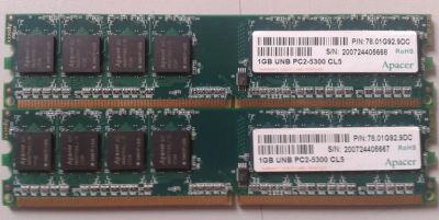 Лот: 6310736. Фото: 1. Оперативная память DDR2 Apacer... Оперативная память