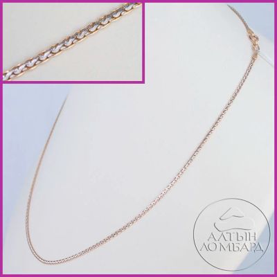 Лот: 9291303. Фото: 1. Золотая цепь 585 пробы. Вес 4... Цепочки