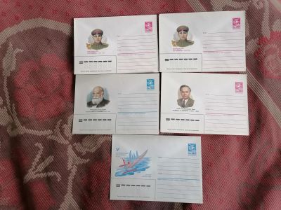 Лот: 25394516. Фото: 1. Конверты СССР 1986, 1987 гг. Чистые. Открытки, конверты
