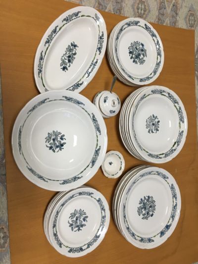 Лот: 18454650. Фото: 1. Сервиз столовый на 6 персон, СССР... Сервизы, наборы посуды