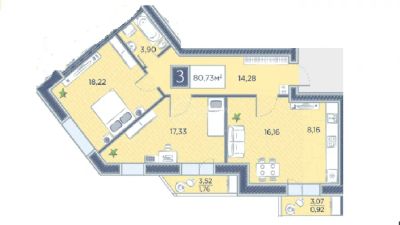 Лот: 20737482. Фото: 1. Красноярск Россия, Красноярск... Квартиры, студии