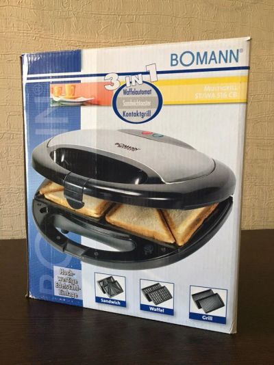 Лот: 9557094. Фото: 1. Бутербродница Bomann Multigrill... Кухонная