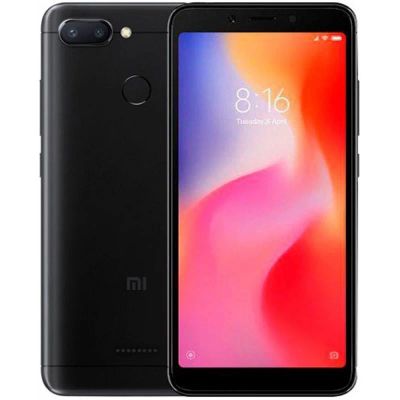 Лот: 12524166. Фото: 1. Xiaomi Redmi 6 3GB+32GB (черный... Смартфоны