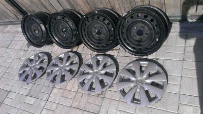 Лот: 3038650. Фото: 1. Комплект штамповок R15 5*114,3. Диски