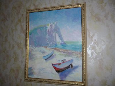 Лот: 4988203. Фото: 1. Картина "Отлив" 35*45. Картины, гравюры