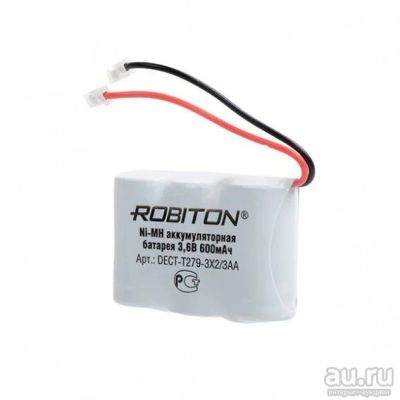 Лот: 17595525. Фото: 1. Аккумулятор р/т. Robiton Т279... DECT и радиотелефоны
