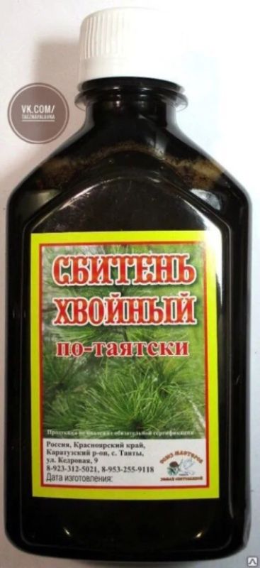 Лот: 12840468. Фото: 1. Сбитень хвойный по Таятски, 250... Напитки