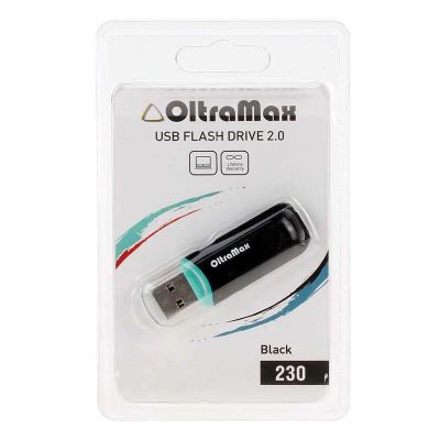 Лот: 11686162. Фото: 1. USB 16GB OltraMax 230 черный. USB-флеш карты
