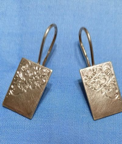 Лот: 22989173. Фото: 1. Серьги серебро 925 пробы. Серьги, каффы