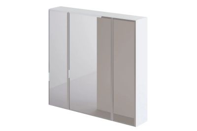 Лот: 24608857. Фото: 1. Шкаф-зеркало ИТАНА White. Мебель для ванной комнаты