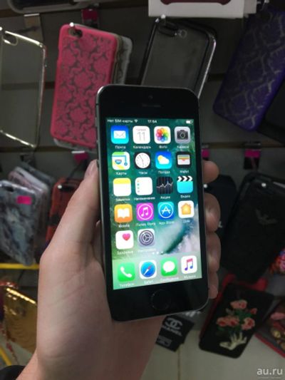 Лот: 8860196. Фото: 1. iPhone 5S 16Gb Space Gray б/у. Смартфоны