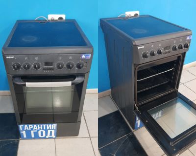 Лот: 20206384. Фото: 1. Электрическая плита Beko CE 58200... Плиты, духовые шкафы, варочные поверхности