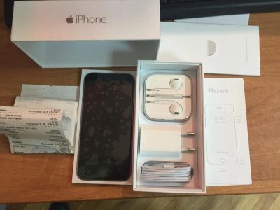 Лот: 6794745. Фото: 1. Продам iPhone 6 128 Gb б/у космический... Смартфоны