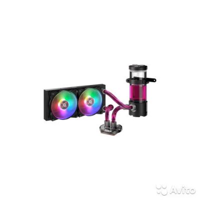 Лот: 13917481. Фото: 1. Кастомная сжо Cooler Master masterliquid... Системы охлаждения