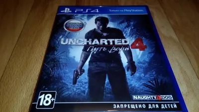 Лот: 20017469. Фото: 1. Uncharted 4: Путь вора PS4 / Лицензионный... Игры для консолей