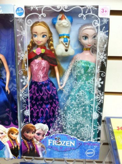 Лот: 8209527. Фото: 1. Набор Frozen Эльза, Анна и Олаф. Куклы и аксессуары