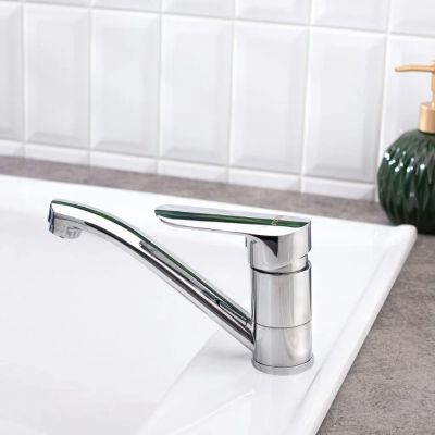 Лот: 24377466. Фото: 1. Смеситель для кухни, BOOU, с картриджем... Смесители