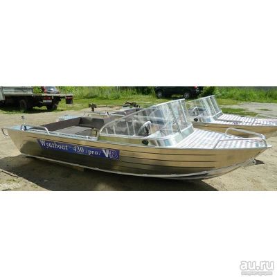 Лот: 8831404. Фото: 1. Моторная лодка Wyatboat 430 Pro. Лодки и катера