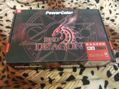 Лот: 12246605. Фото: 1. Powercolor Red Dragon RX 570 4gb... Видеокарты