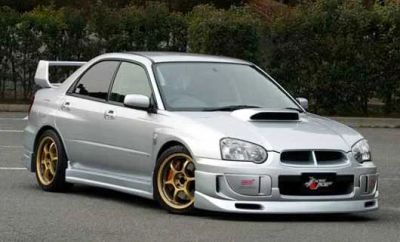 Лот: 5620488. Фото: 1. Передняя накладка WRX на Subaru... Детали тюнинга